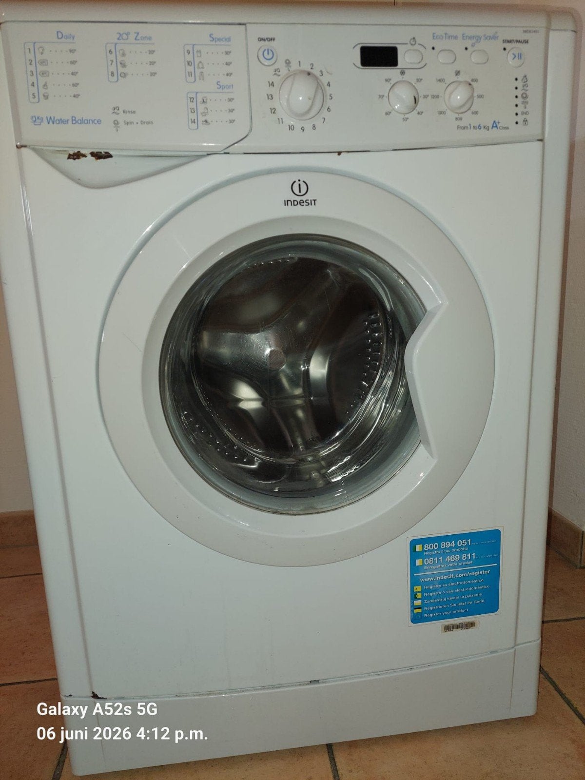 Wasmachine 6kg., Elektronische apparatuur, Wasmachines, Ophalen