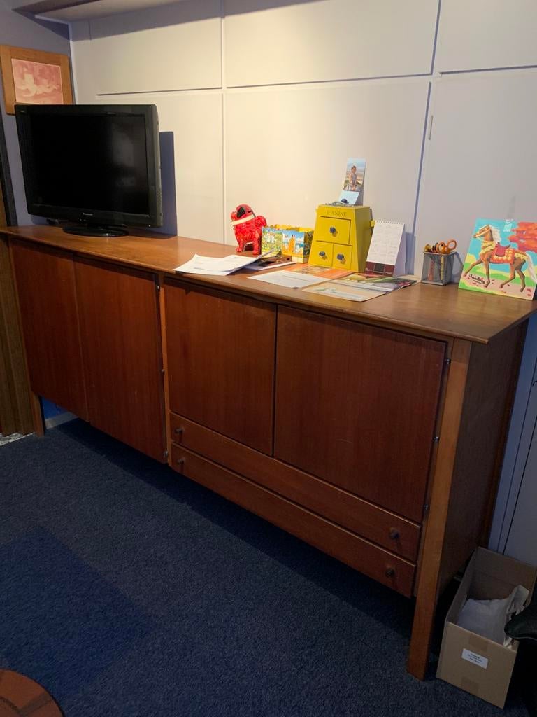 Dressoir - jaren 50, Ophalen, Gebruikt, Met deur(en), Vintage