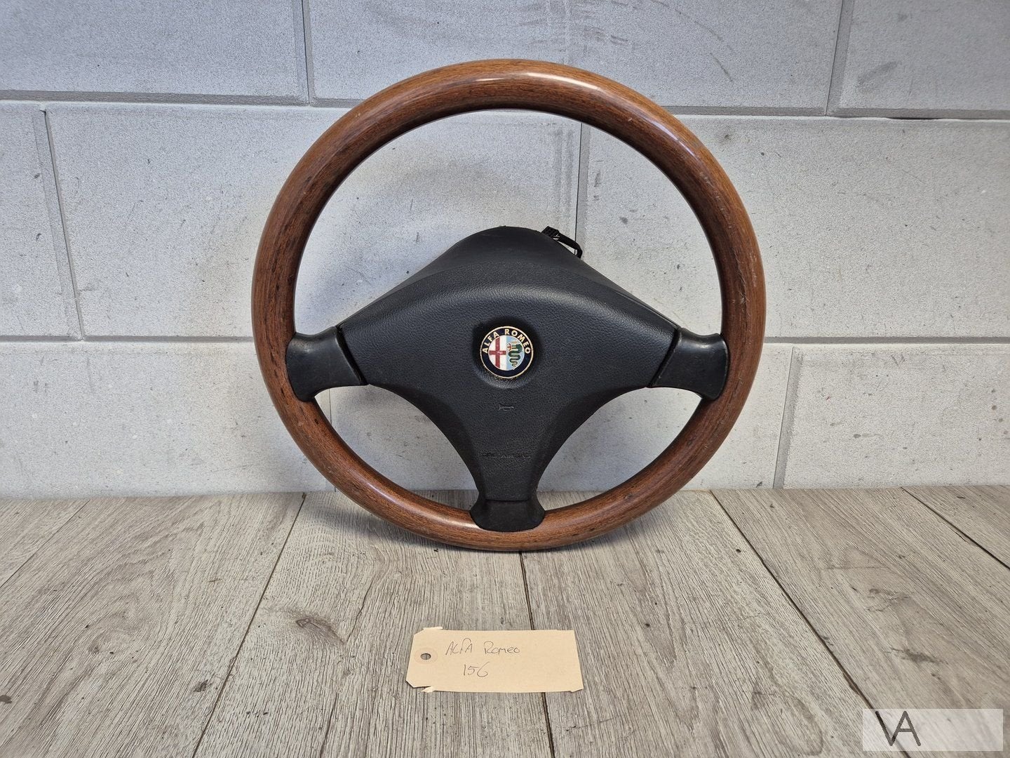 Houten stuur van Alfa Romeo 159 1997 - 2002 met airbag €150, Auto-onderdelen, Besturing, Gebruikt, -, -, Ophalen of Verzenden