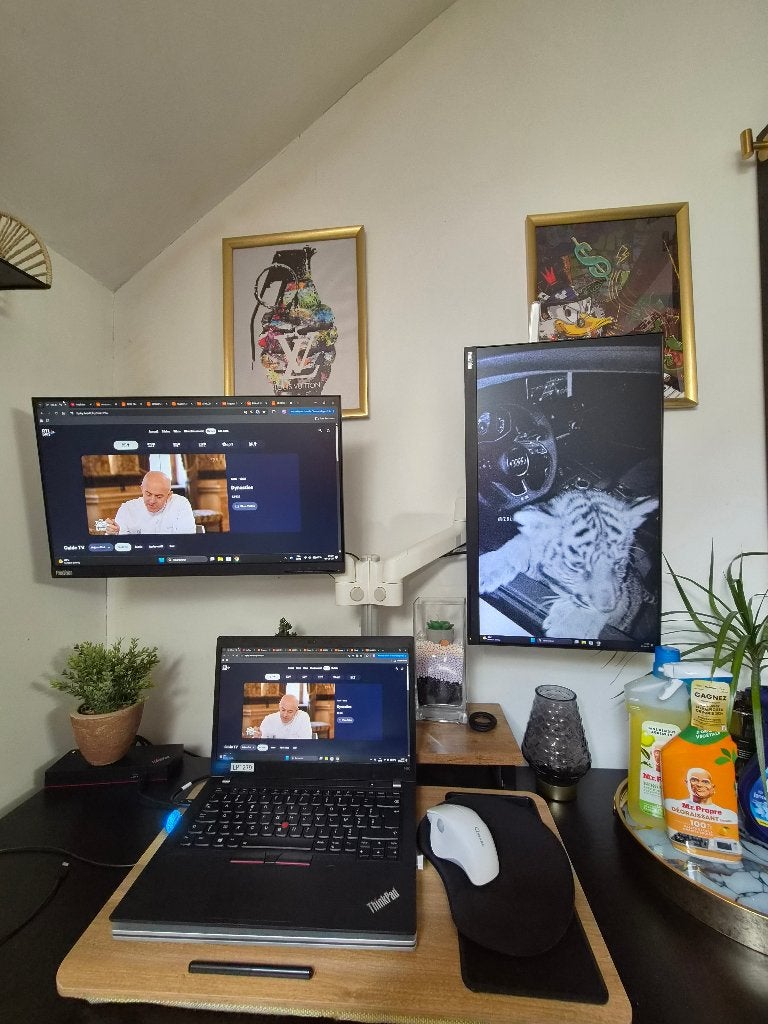 Pack Télétravail, Gaming, Autres types, 61 à 100 Hz, Comme neuf