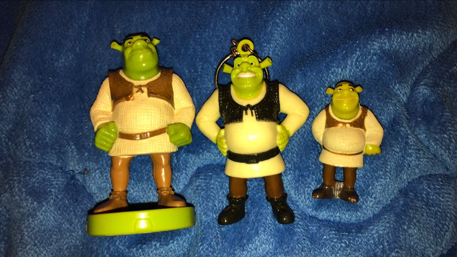 3 figurines Shrek, Utilisé