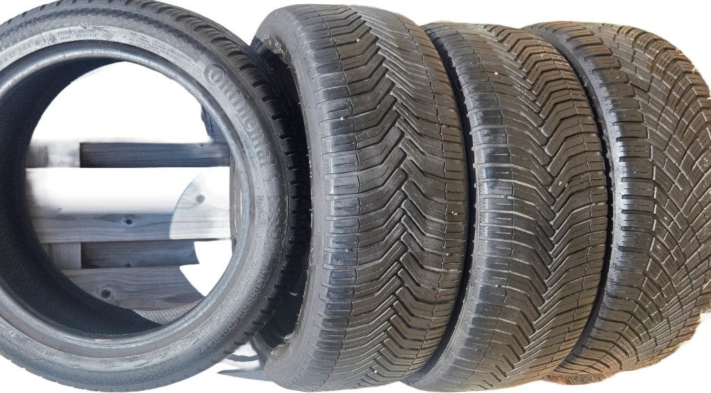 Set 225 /45 R 17 94 Y/W XL, Ophalen, Gebruikt, 17 inch, All Season