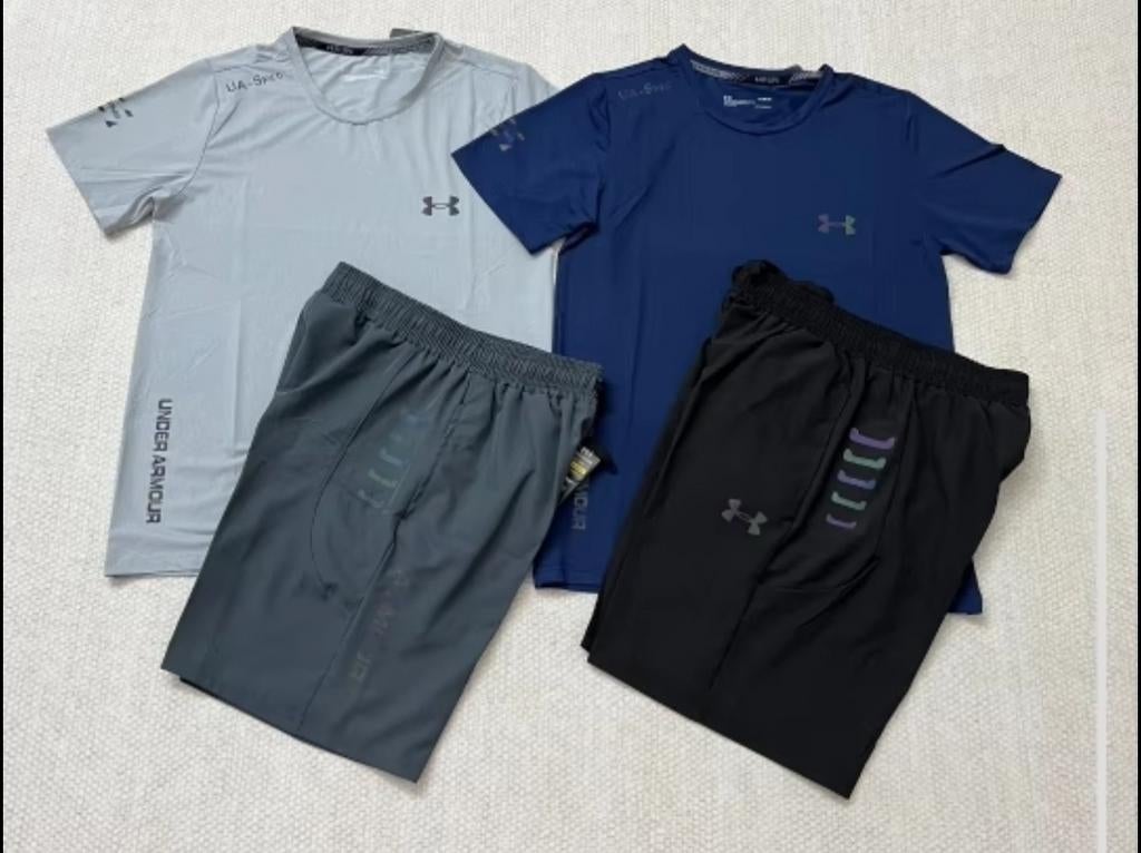 Under Armour heren set korte broek en t-shirt, Kleding | Heren, Heren-kledingpakketten, Nieuw, Ophalen of Verzenden