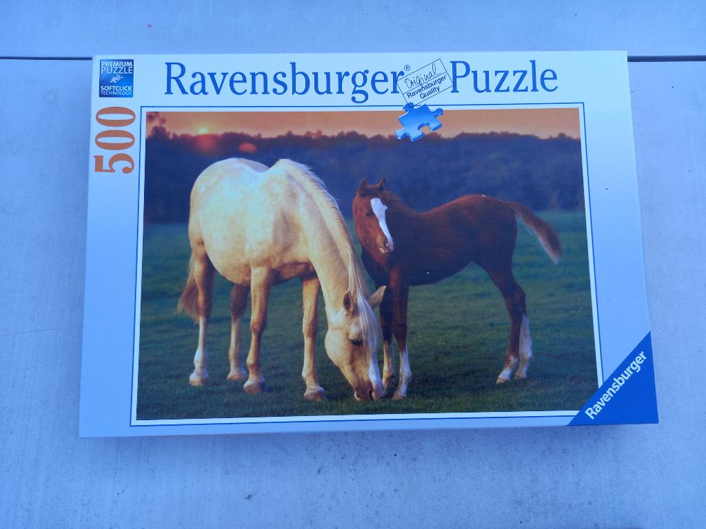 Puzzels paarden/Winnie the Pooh+Mickey Mouse Domino..., Ophalen of Verzenden, Nieuw