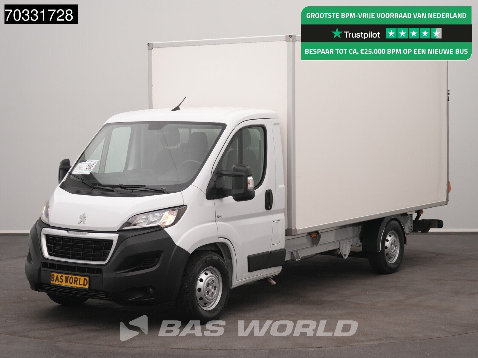 Peugeot Boxer 165PK Laadklep Bakwagen Airco Cruise Camera St, Auto's, Bestelwagens en Lichte vracht, Cruise Control, Stof, Gebruikt