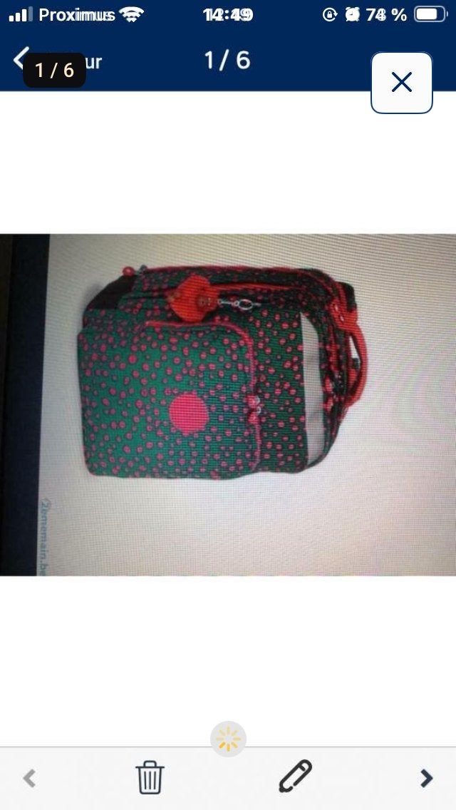 Kipling sac à dos avec trousse à l interieur, Enlèvement ou Envoi, Utilisé, Kipling