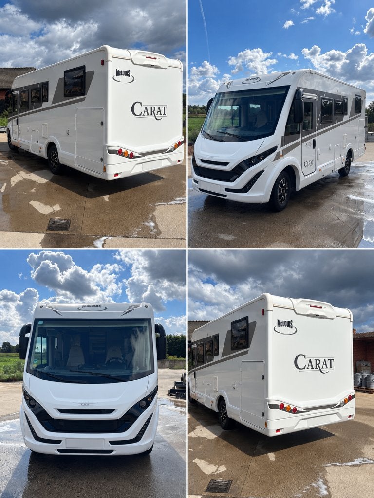 Camper Mc Louis Carat 870, Voorwielaandrijving, 4 zetels, 4 cilinders, Leder en Stof
