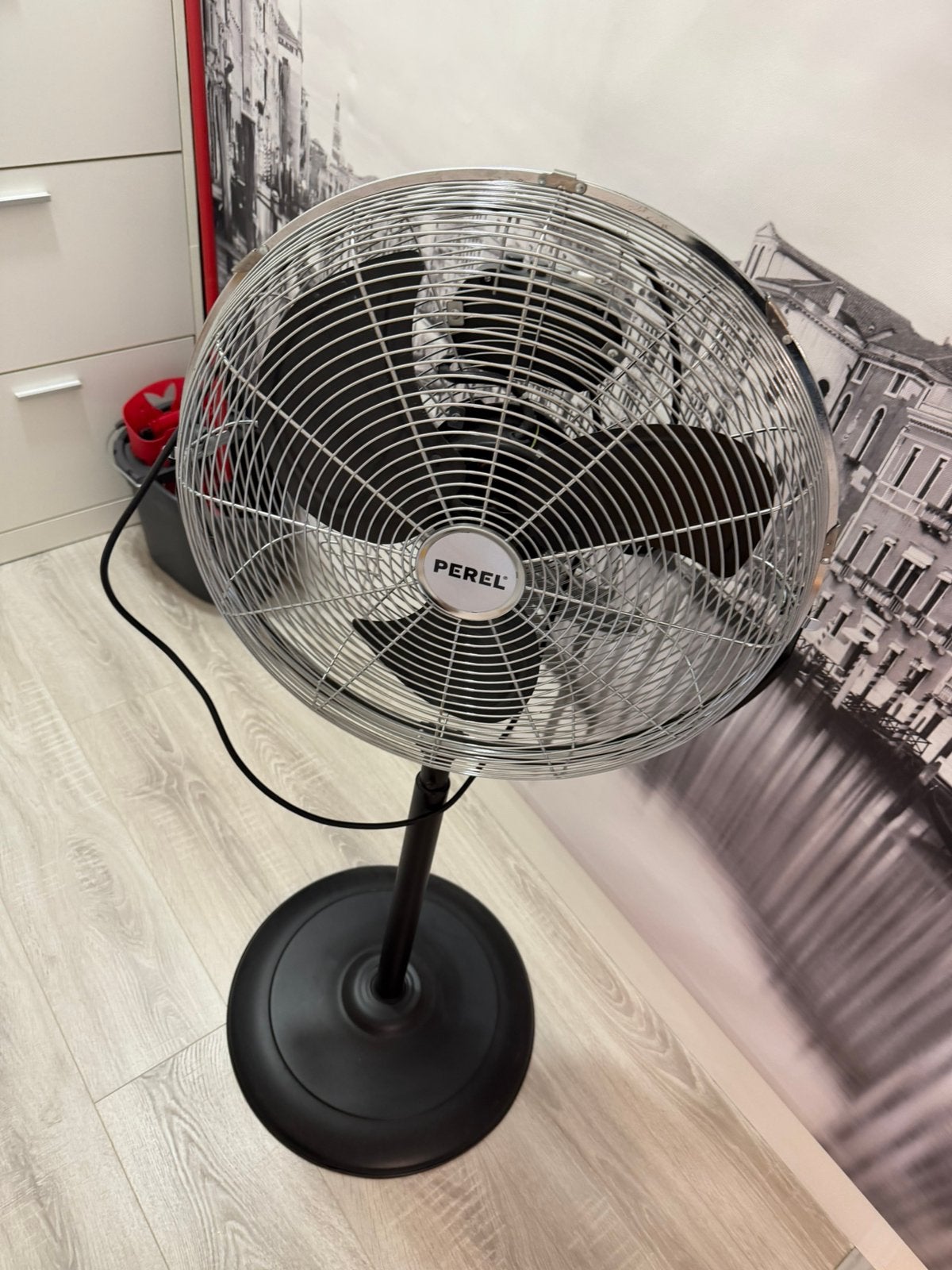Zeer krachtige Perel ventilator, Elektronische apparatuur, Ventilatoren, Ophalen, Zo goed als nieuw