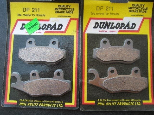 Remblokken nieuw Dunlapad DP211 diverse motoren, Ophalen of Verzenden, Nieuw