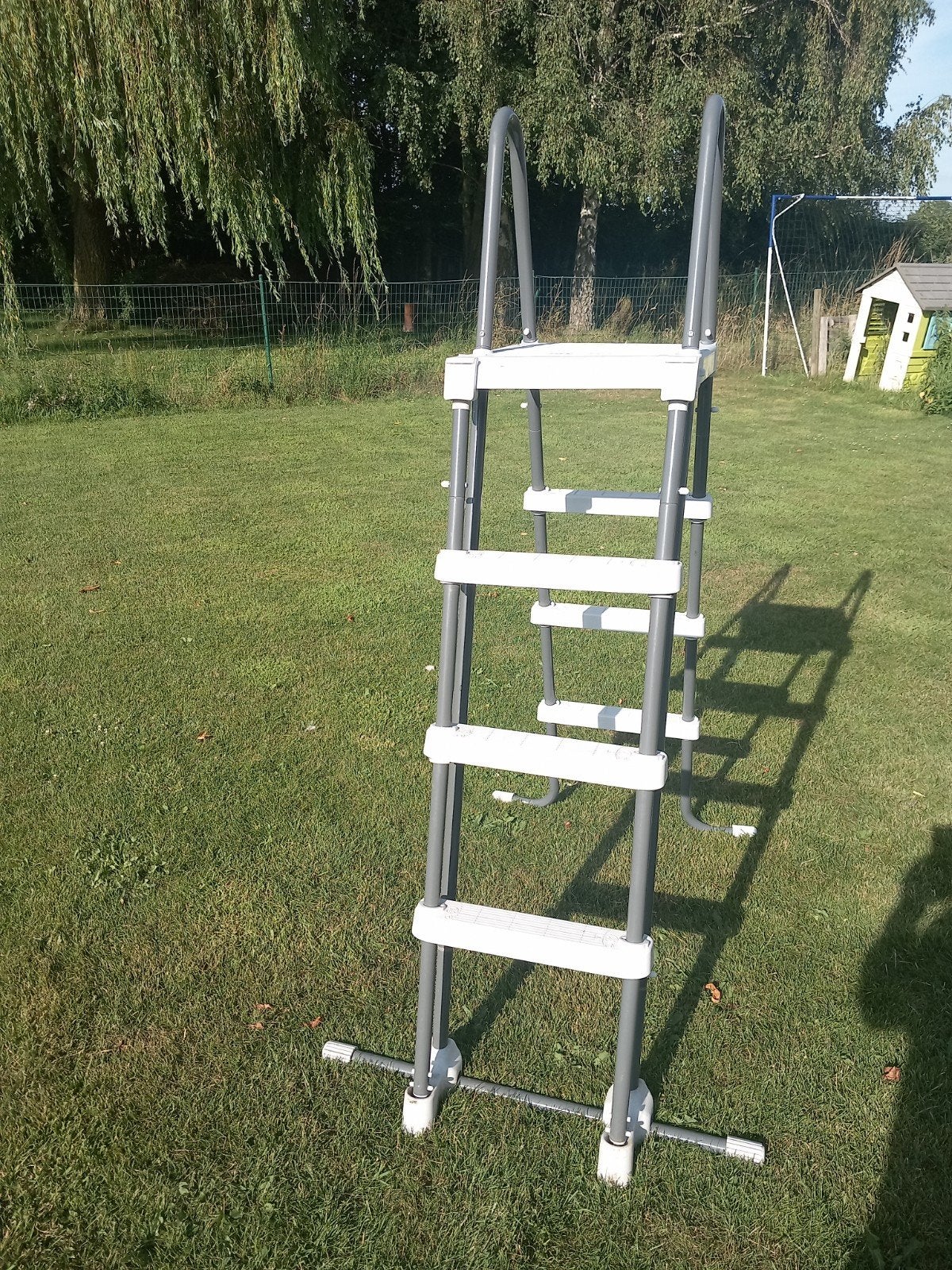 Intex zwembadladder met 3 treden en lade, Tuin en Terras, Ophalen, Gebruikt, Ladder