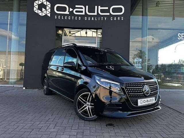 Mercedes-Benz V 250 D AMG Line Dubbel Cabine / MBUX+ /, Auto's, Mercedes-Benz, Automaat, Zwart, Bedrijf, USB