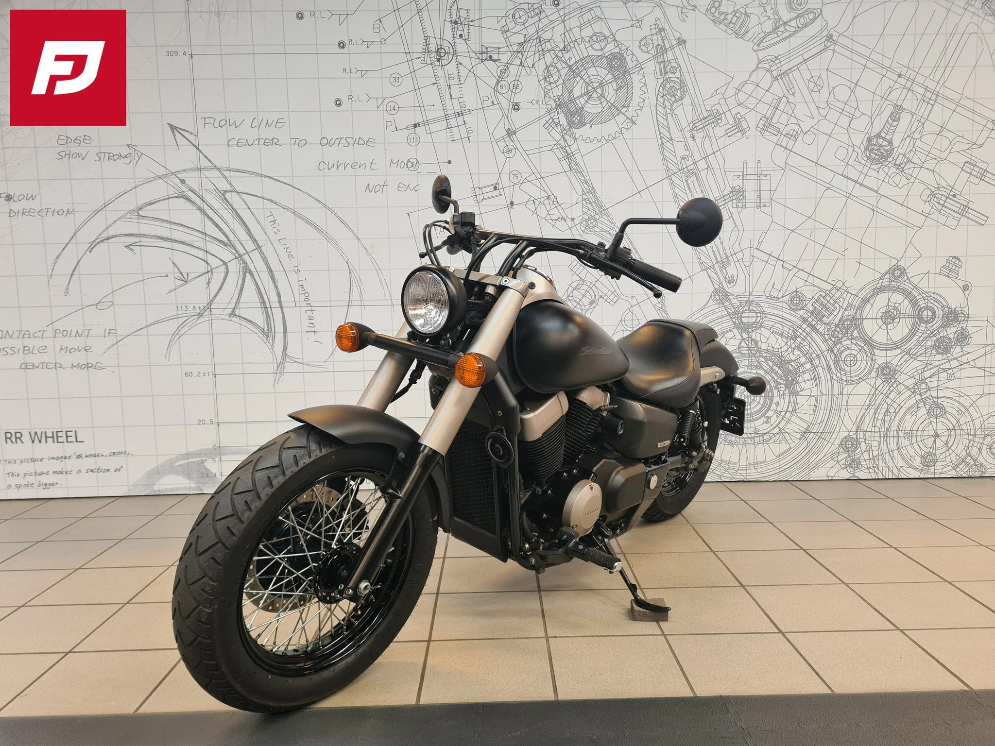 Honda VT750 Shadow (bj 2012), Motoren, 750 cc, Chopper, Bedrijf