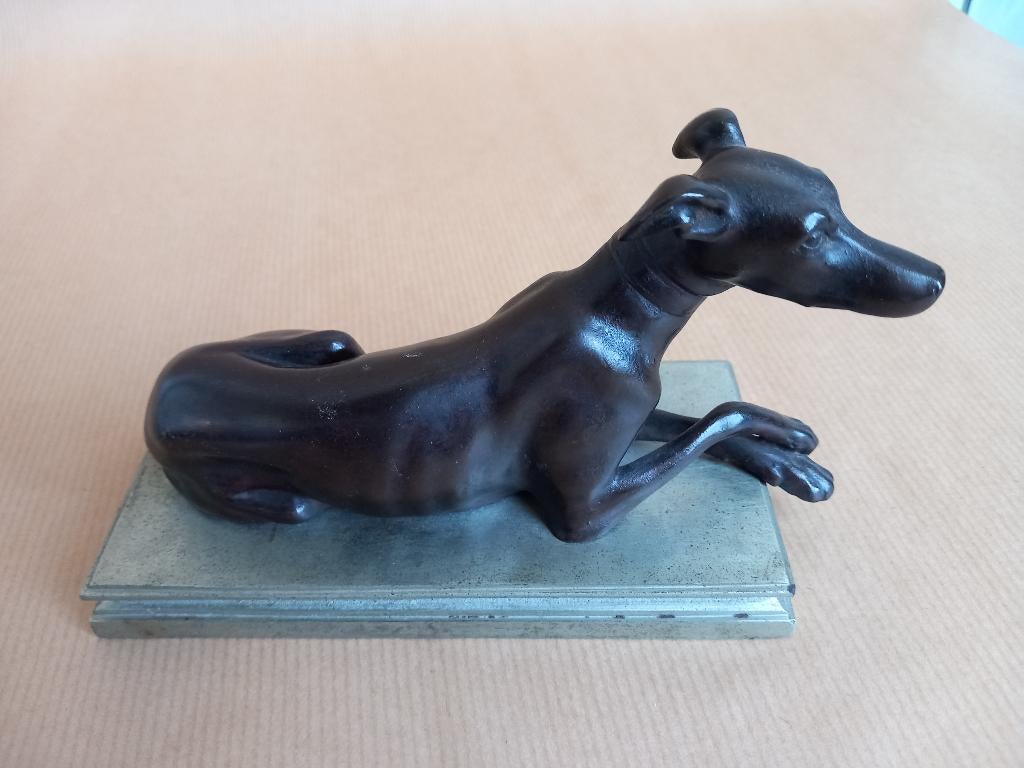 Art Deco beeldje in brons, Antiek en Kunst, Ophalen, Brons