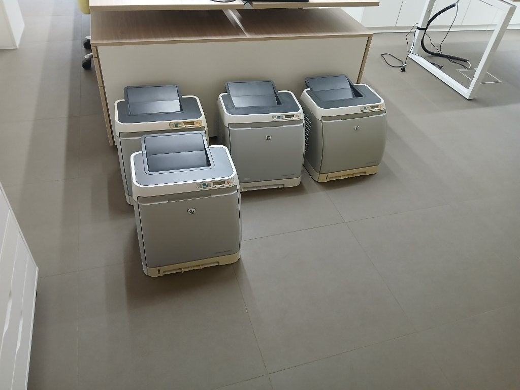 Gratis defecte kleuren laserprinters(in ruil voor zak snoep), Ophalen, Printer, HP, Laserprinter
