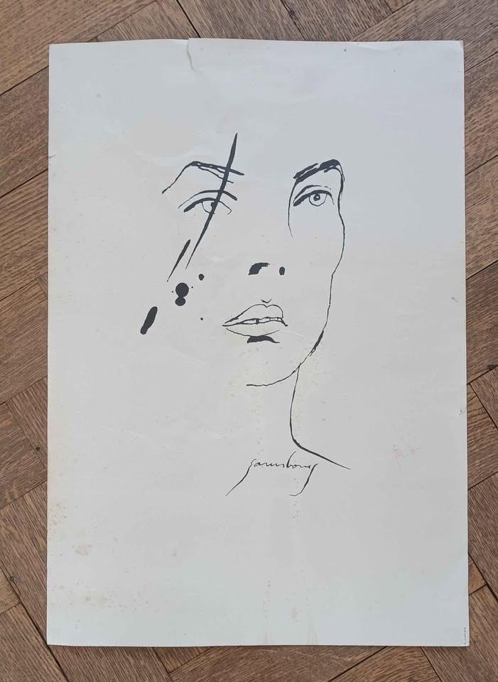 Concertposter van Jane Birkin!, Ophalen of Verzenden, Gebruikt
