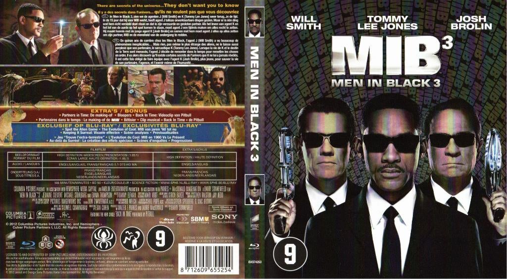 men in black III (blu-ray) nieuw, Ophalen of Verzenden, Zo goed als nieuw, Science Fiction en Fantasy