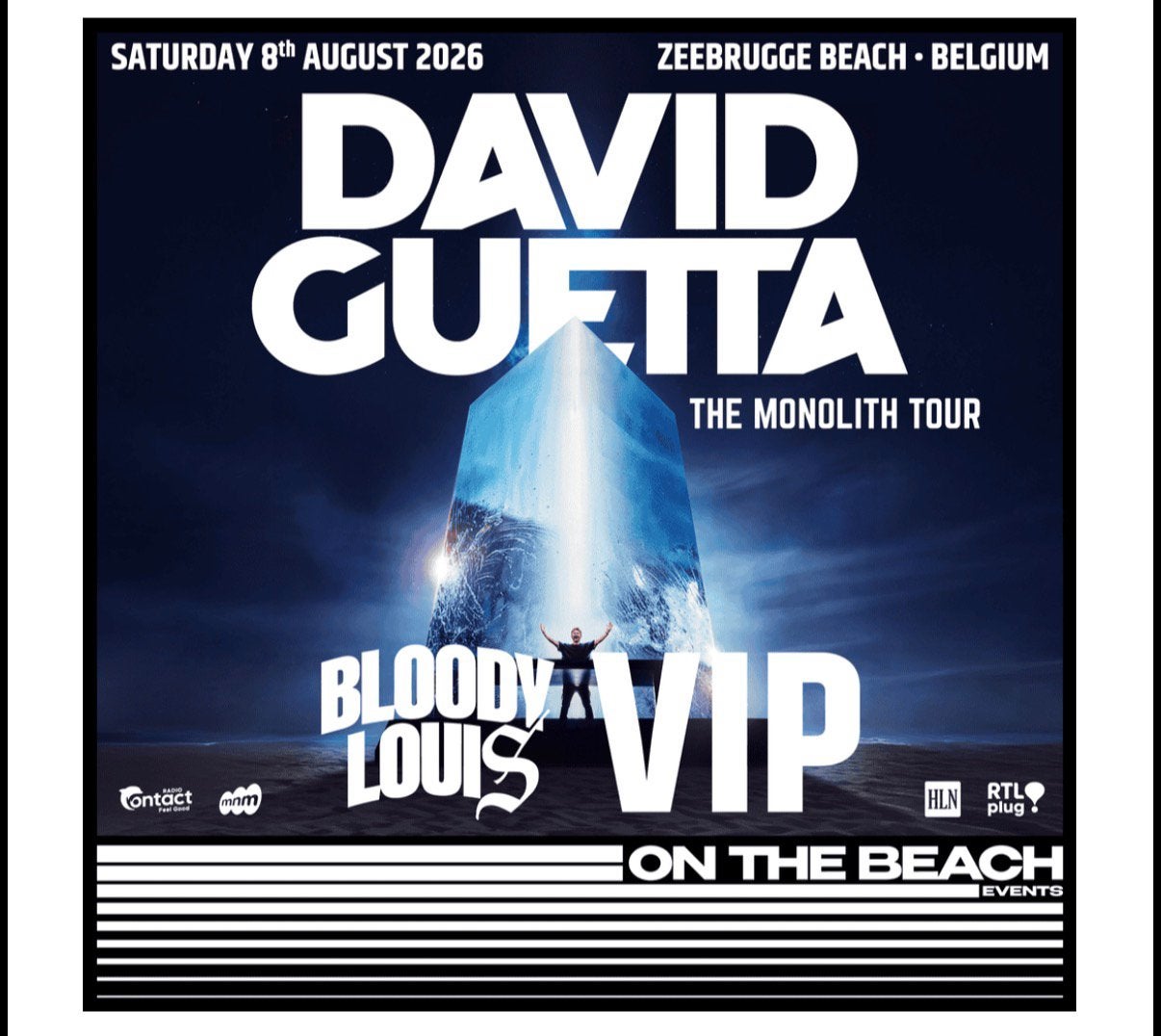 David Guetta 8/08 On the Beach VIP, Tickets en Kaartjes, Twee personen