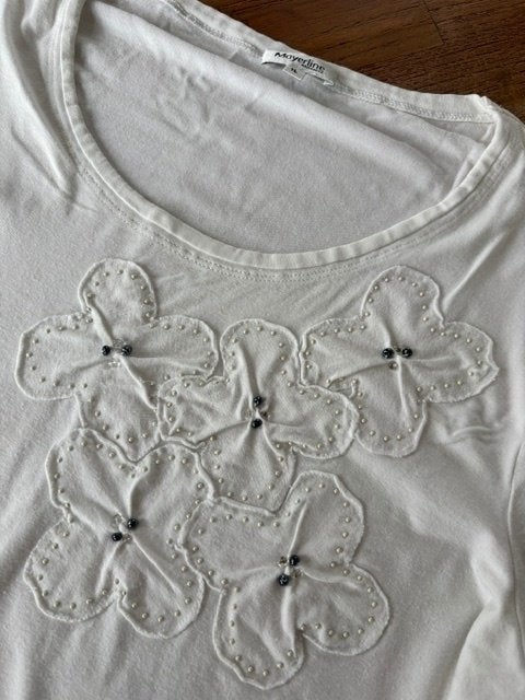 T shirt Mayerline maat 40, Kleding | Dames, Maat 38/40 (M), Mayerline, Wit, Ophalen of Verzenden