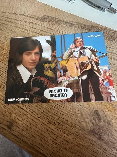 kalender Wichekse nachten Willy Sommers Will Tura 1973, Verzamelen, Ophalen of Verzenden, Overige typen