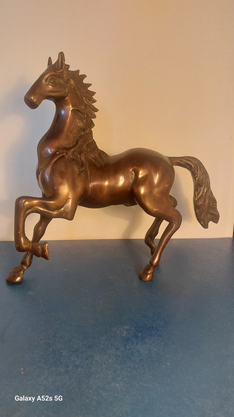 Bronze stijlvol paard., Antiek en Kunst, Ophalen of Verzenden, Brons