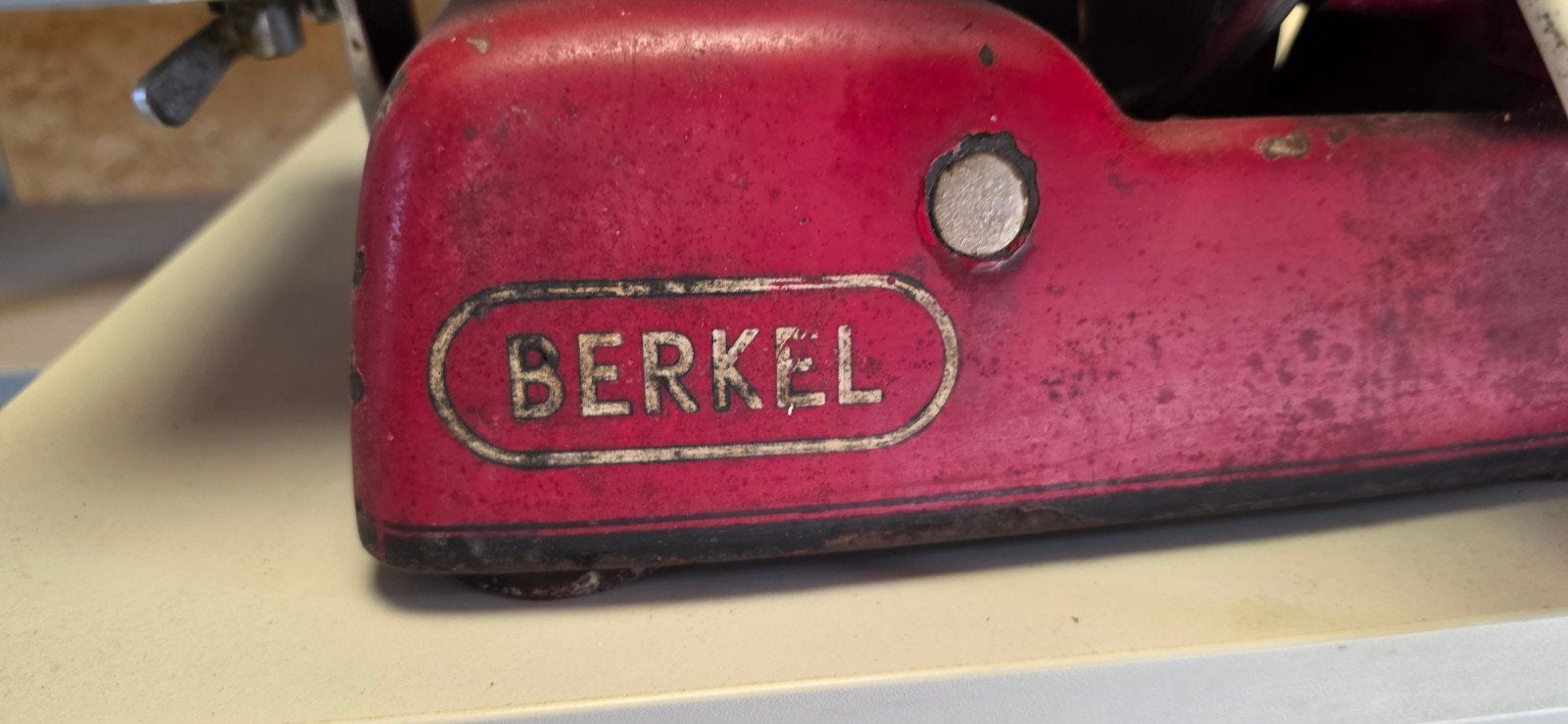 Berkel snijmachine, Rouge, Autres marques, Trancheuse, Métal