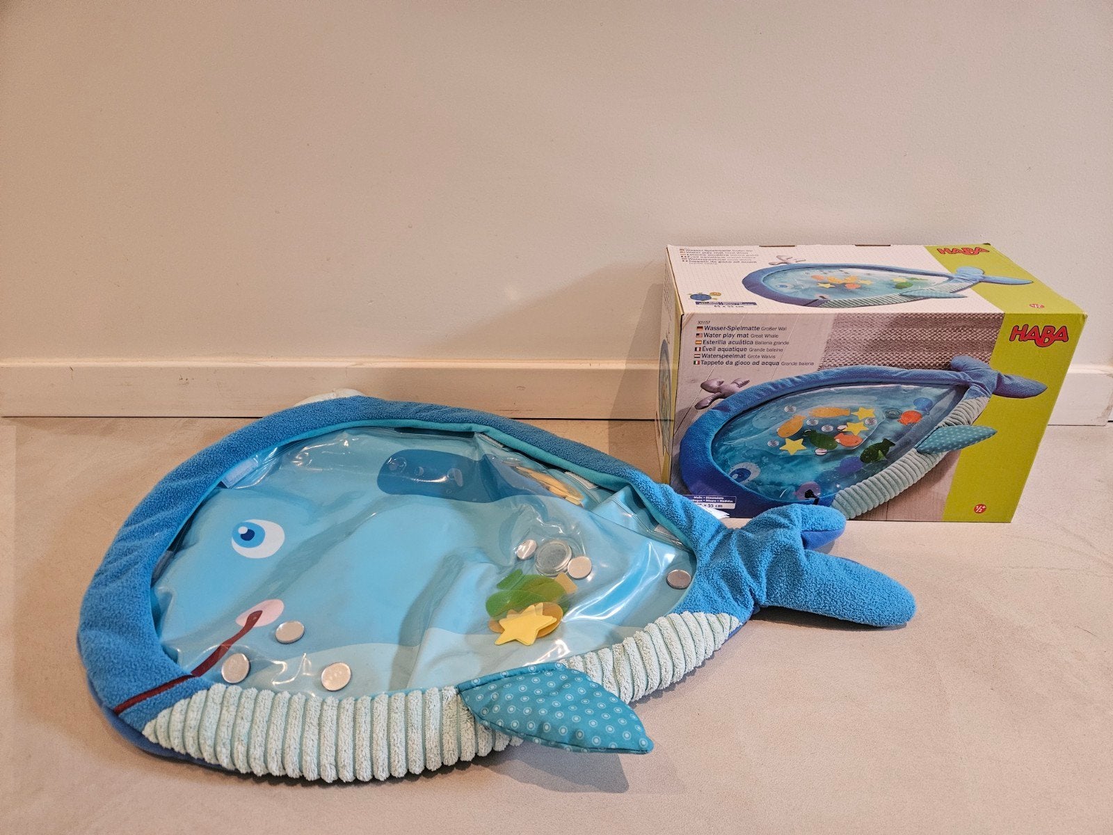 Haba speelmat walvis (waterspeelmat), Ophalen