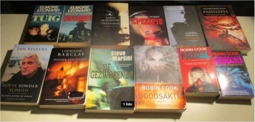 12 Prima Nederlandstalige Thrillers, Boeken, Ophalen of Verzenden, Zo goed als nieuw