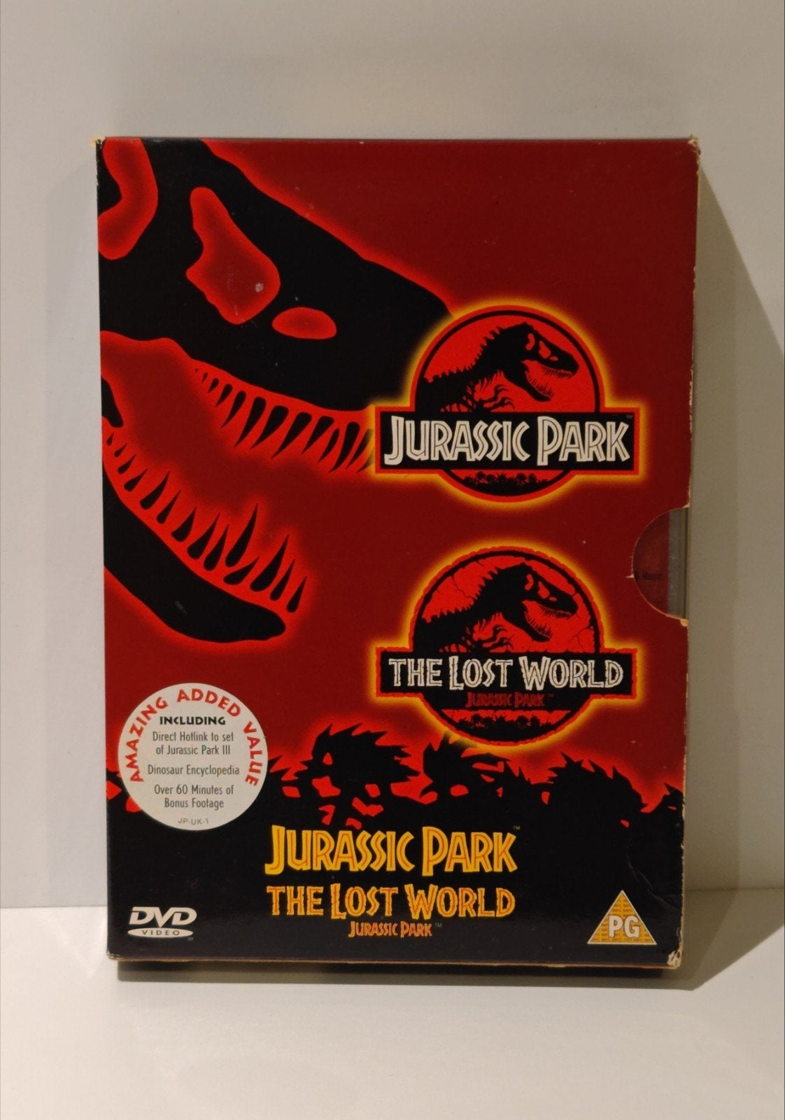 Jurassic Park & The Lost World 2-DVD Boxset Steven Spielberg, Ophalen of Verzenden, Boxset