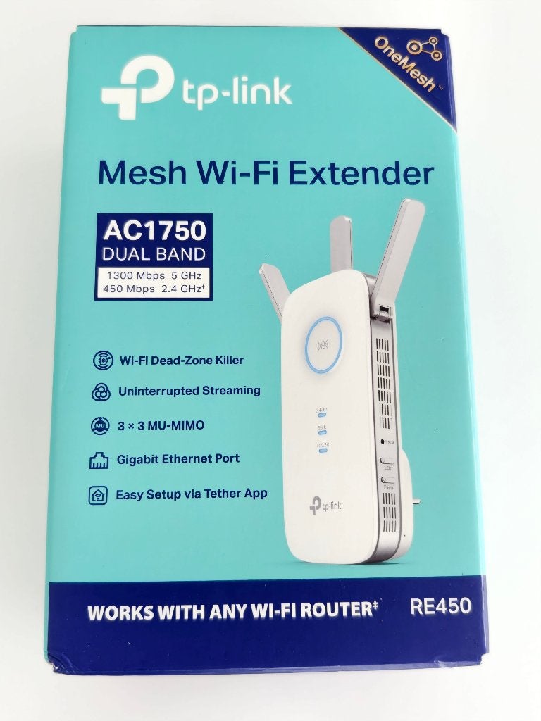 TP-Link RE450 AC1750 Mesh Wi-Fi Extender (nieuwstaat), Ophalen of Verzenden, Zo goed als nieuw