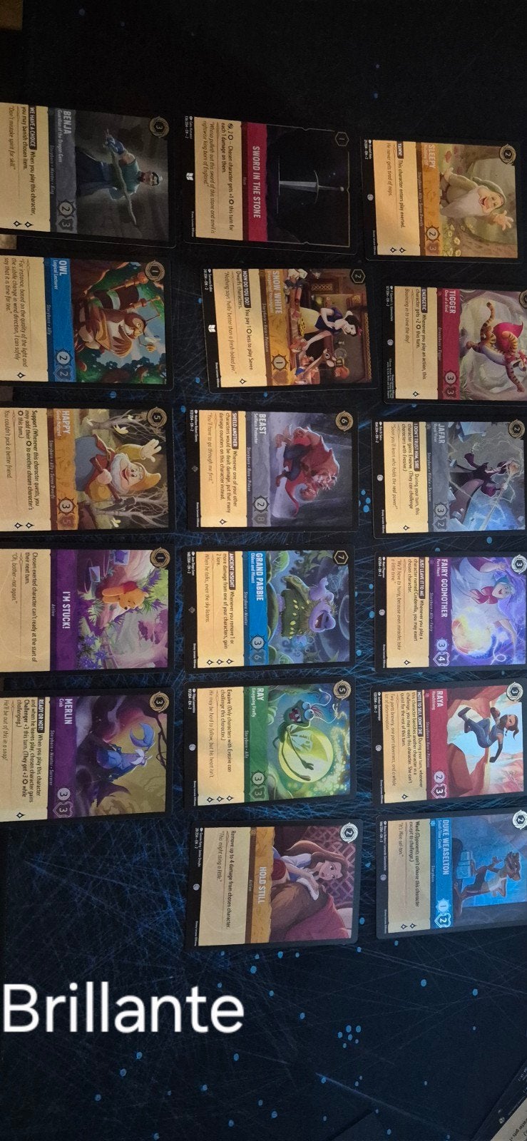 Lot de carte lorcana, Enlèvement ou Envoi, Comme neuf, Plusieurs cartes