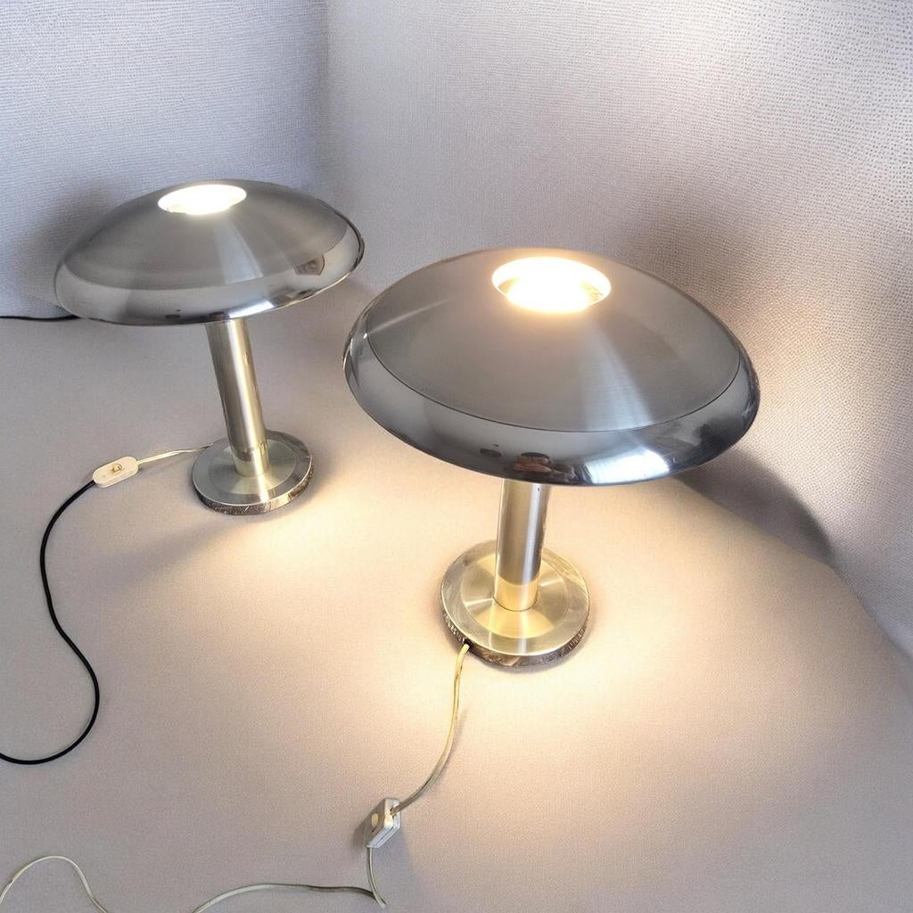 2  design vintage Boulanger lampen, Enlèvement ou Envoi
