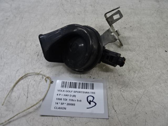 AVERTISSEUR/KLAXON Golf Sportsvan (AUVS) (5Q0951223D), Utilisé, Volkswagen
