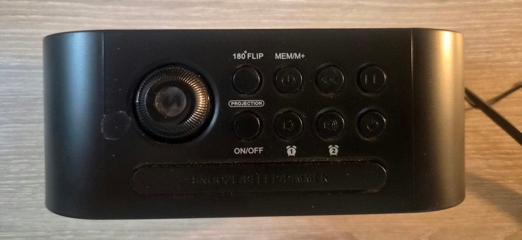 Radio-réveil projecteur Edenwood, Electroménager, Enlèvement, Utilisé, Digital