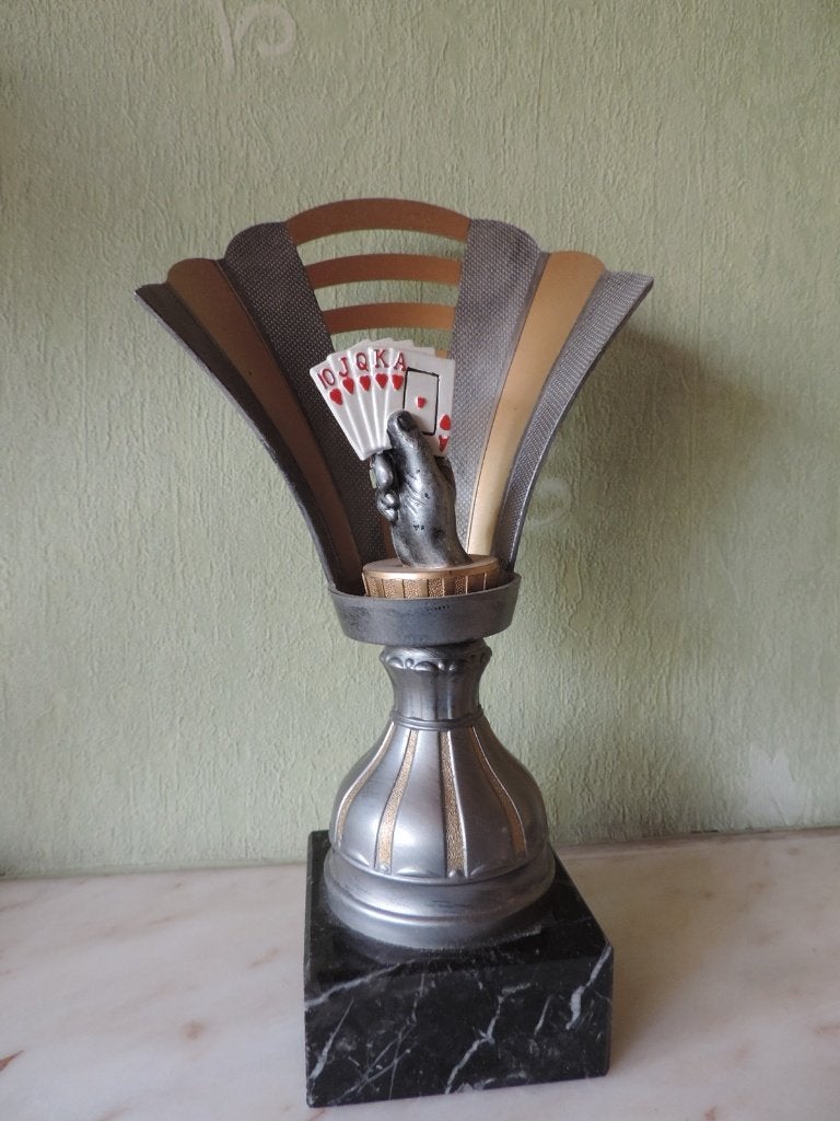 kaartspelen trofee, Ophalen, Zo goed als nieuw