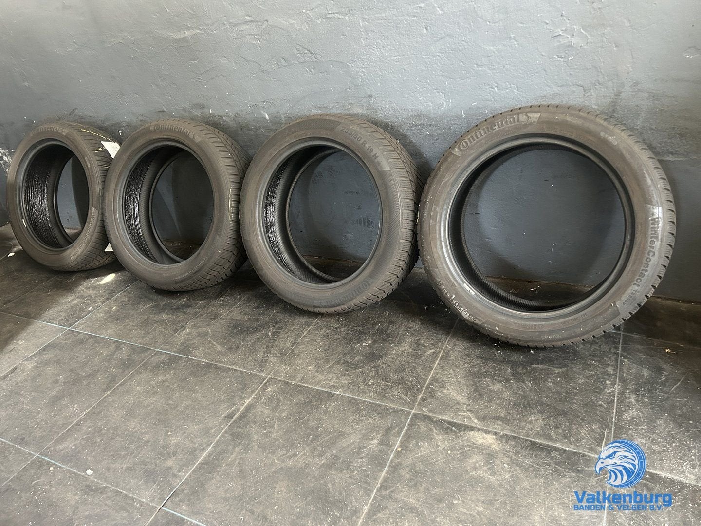 6-7mm! Winterbanden 235/50R19 Continental WinterContact TPS8, 19 inch, Gebruikt, -, -