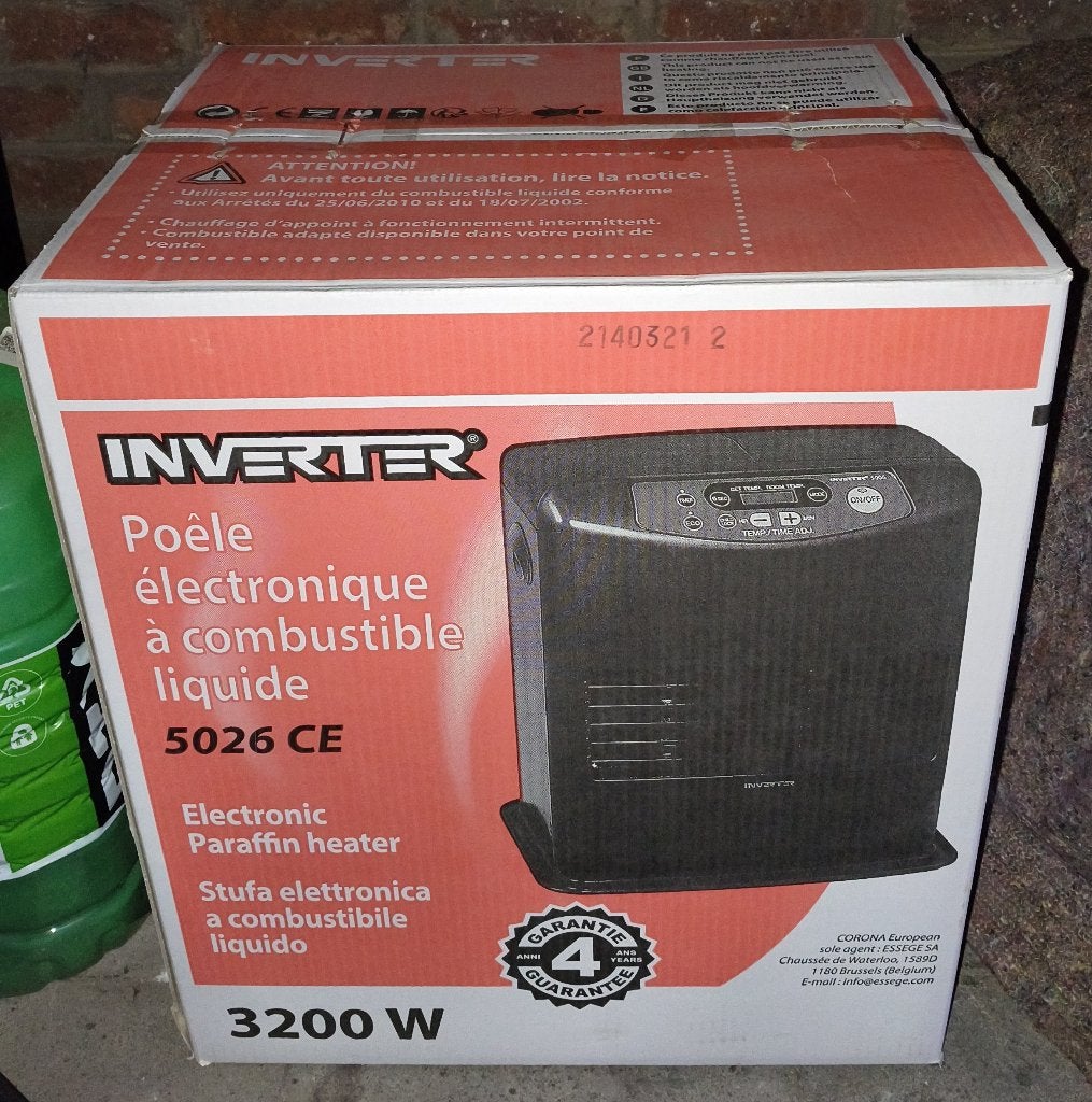 Poêles a pétrole électronique Inverter 3200W, Bricolage & Construction, Enlèvement, Comme neuf, 800 watts ou plus, Poêle