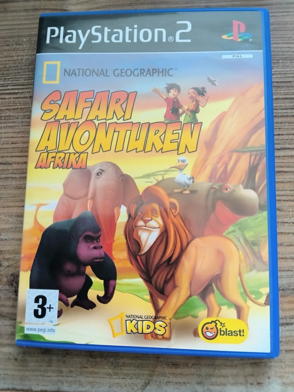 National Geographic Safari Avonturen Afrika PS2, Avontuur en Actie, Verzenden, 1 speler, Zo goed als nieuw