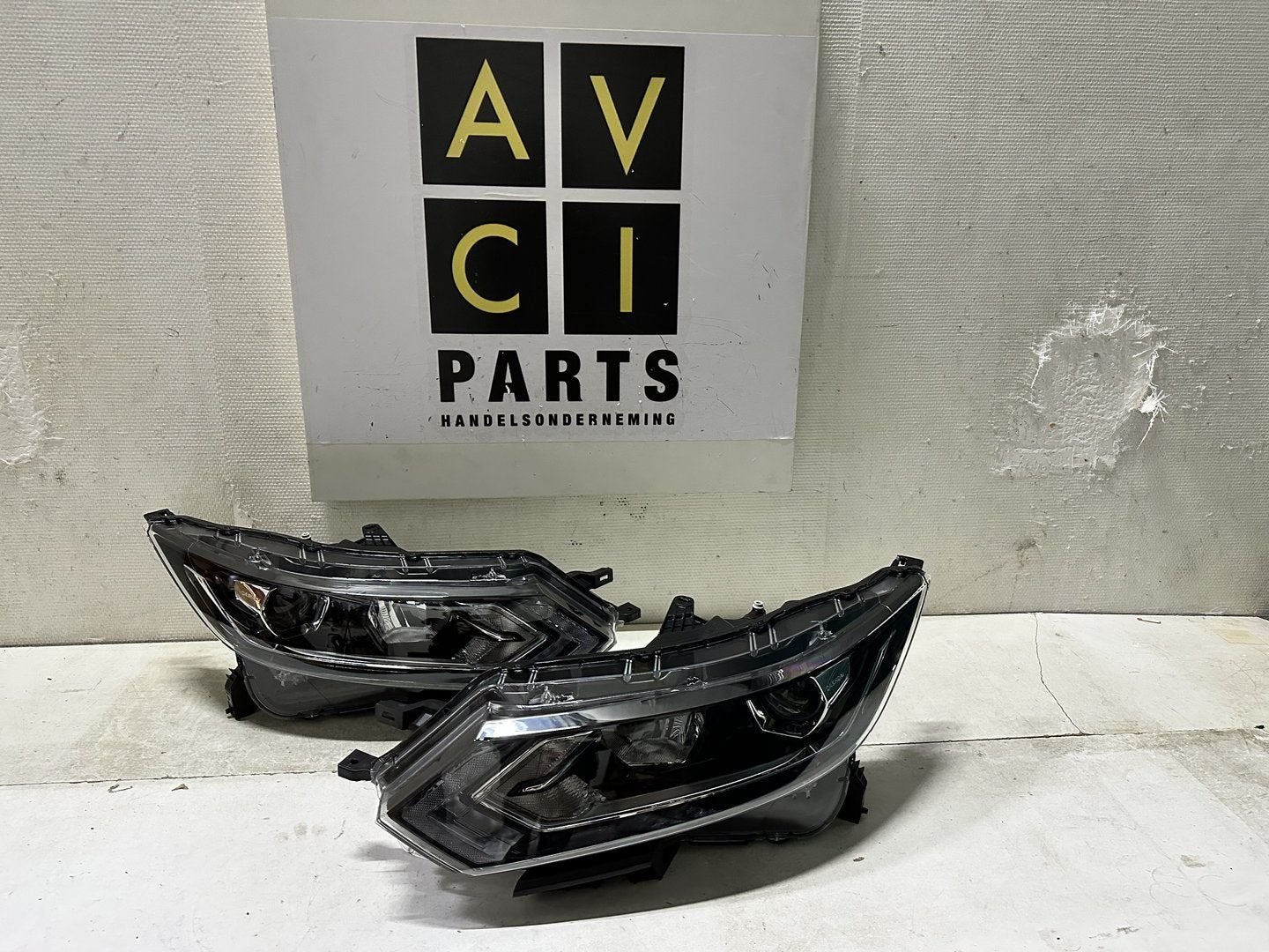 Koplamp SET Nissan Qashqai J11 facelift led links rechts NEW, Gebruikt, -, -, Ophalen of Verzenden