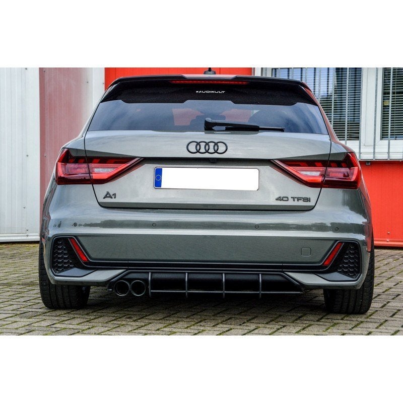 LAME DE DIFFUSEUR ARRIERE POUR AUDI A1 S-LINE (18-23) - NOIR, Enlèvement