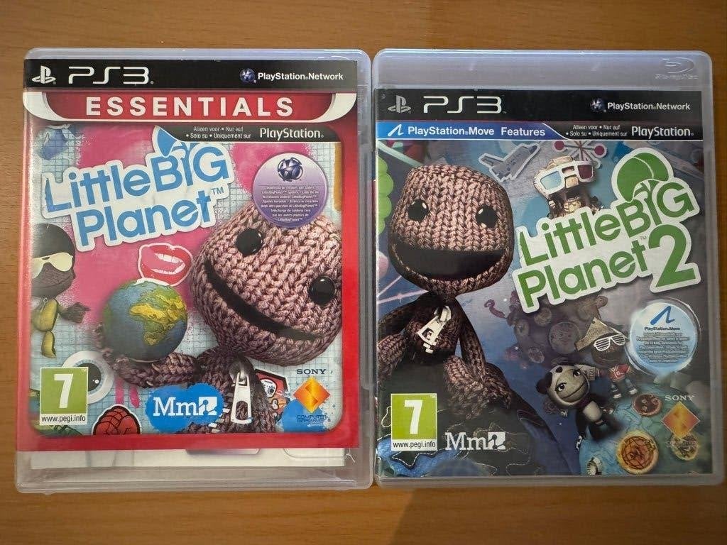LittleBigPlanet 1 + 2 – PS3-pakket, Games en Spelcomputers, Ophalen, Puzzel en Educatief, Gebruikt, 2 spelers