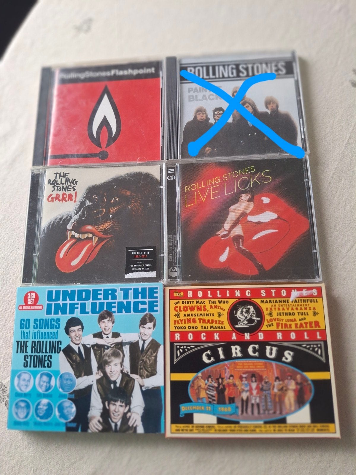 CD des Rolling Stones, Enlèvement ou Envoi
