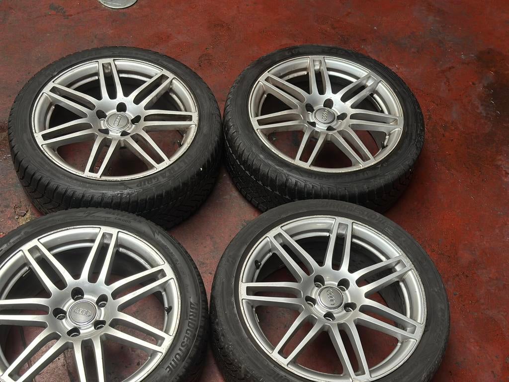 5x112 jantes audi RS4 avec tres bon 245 40 r18, Enlèvement, Pneus et Jantes