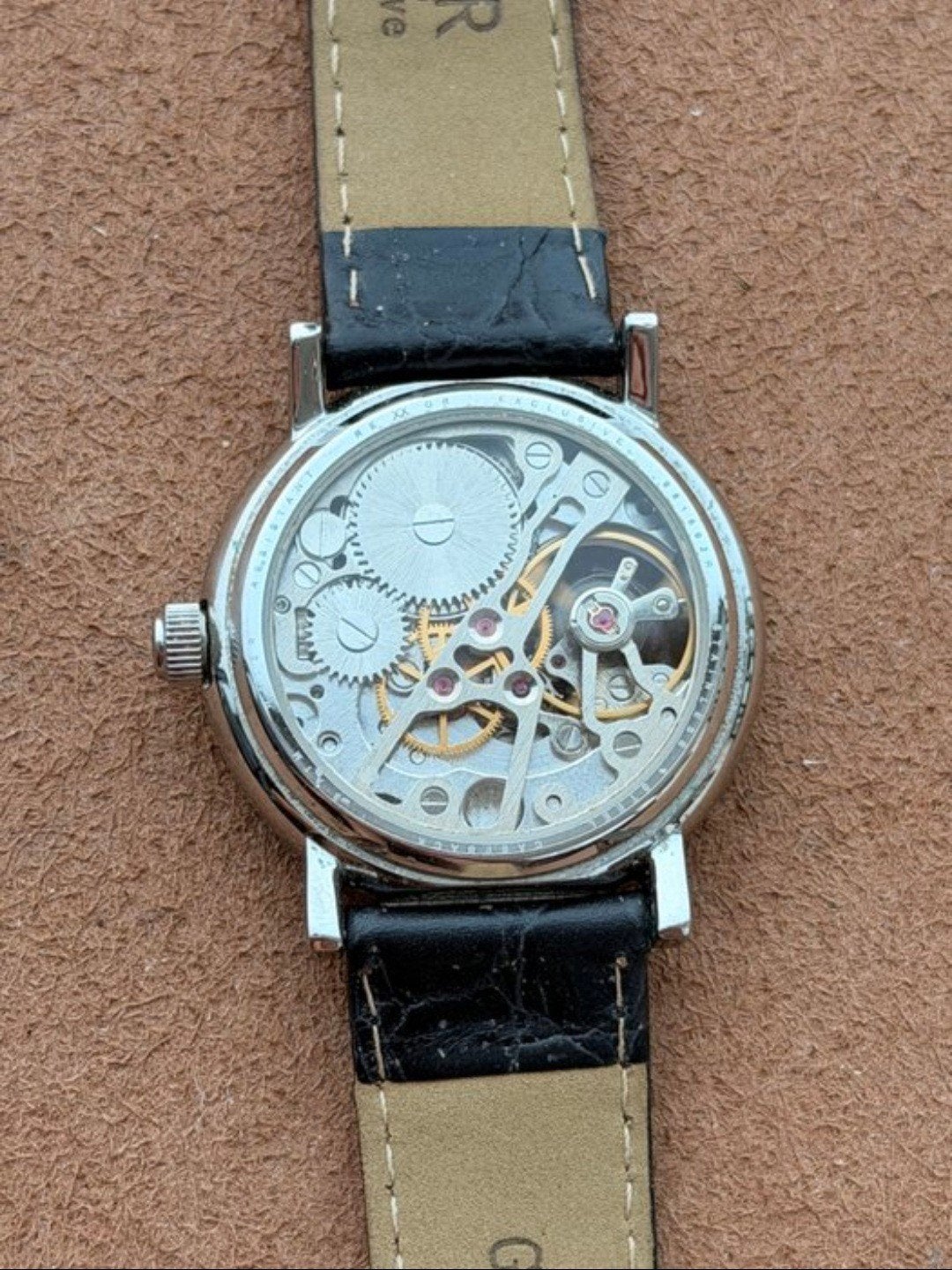 Rexxor open heart mechanical watch, Ophalen, Staal, Polshorloge