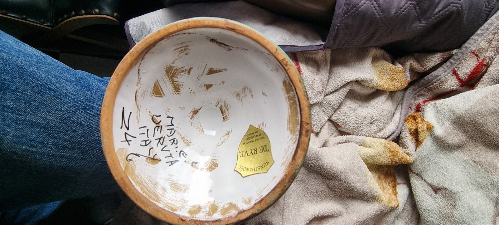 Vaas Keramiek Majolica, Antiek en Kunst, Ophalen