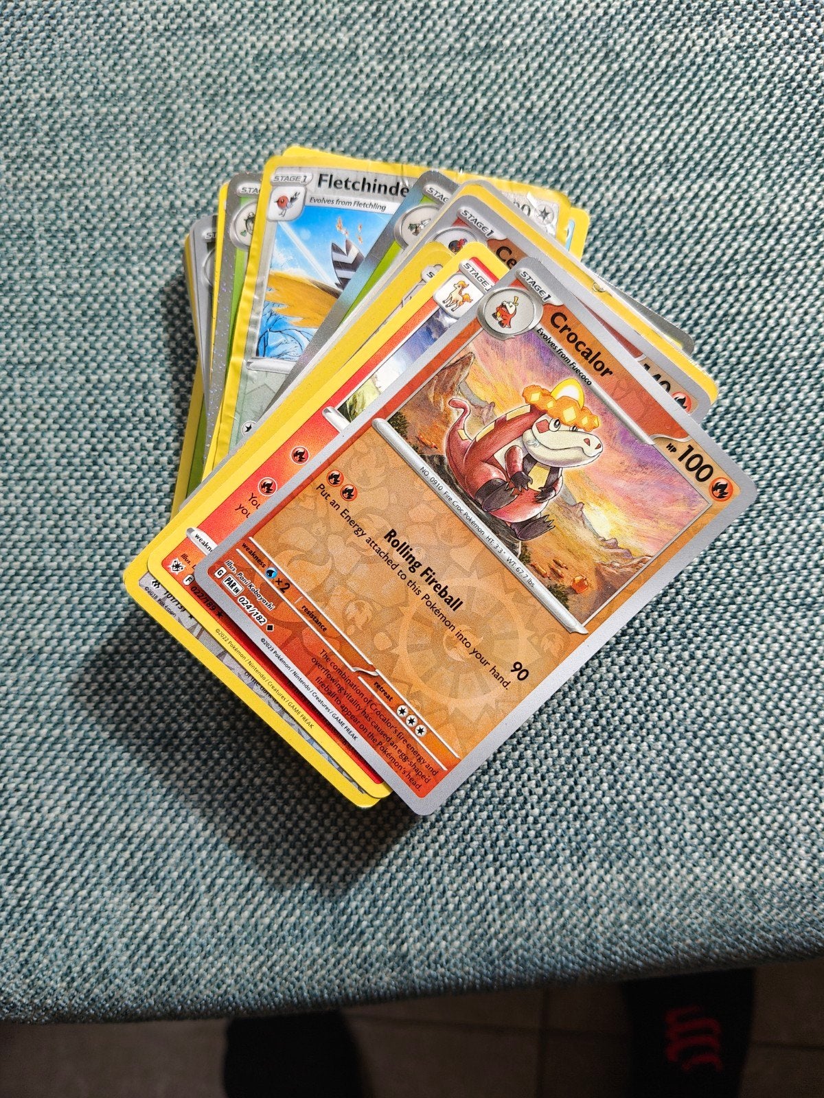 47 Pokemon kaarten, Ophalen