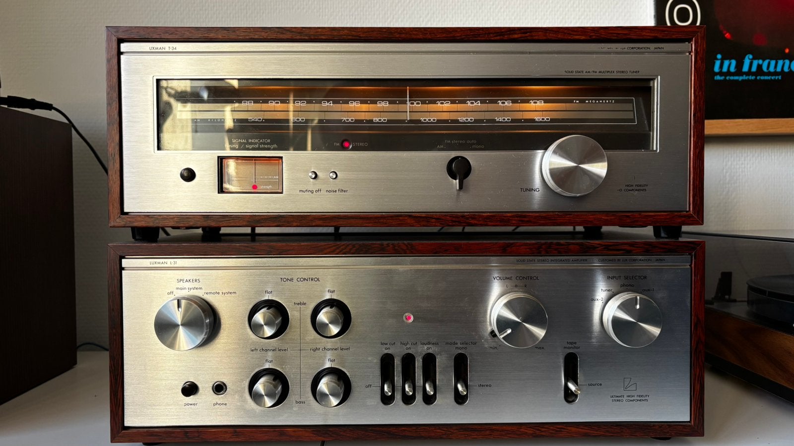 Amplificateur Luxman L32, Audio, Tv en Foto, Versterkers en Ontvangers, Ophalen, Zo goed als nieuw