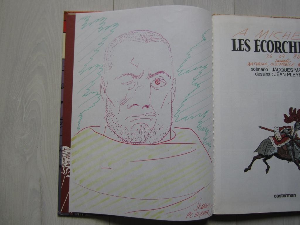 Jhen - Les écorcheurs - E.O. dédicacée avec dessin, Livres, J. Pleyers - J. Martin, Enlèvement ou Envoi, Une BD, Comme neuf