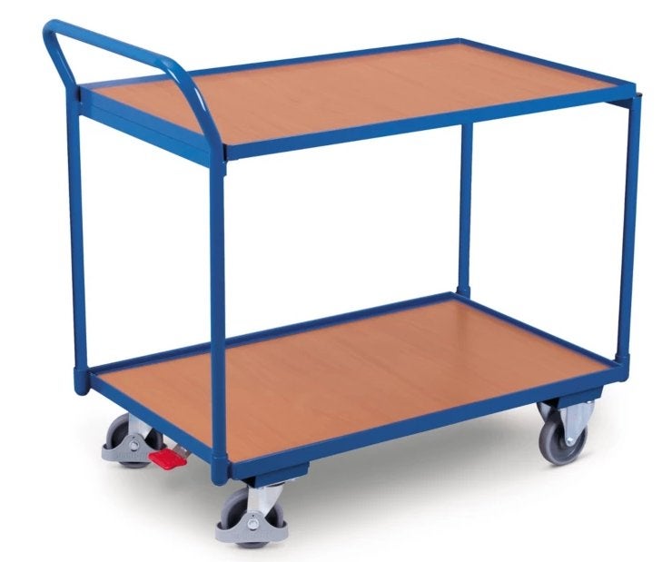 2 Etagewagens met verticaal handvat en 2 legborden 1000 x 60, Ophalen, Nieuw