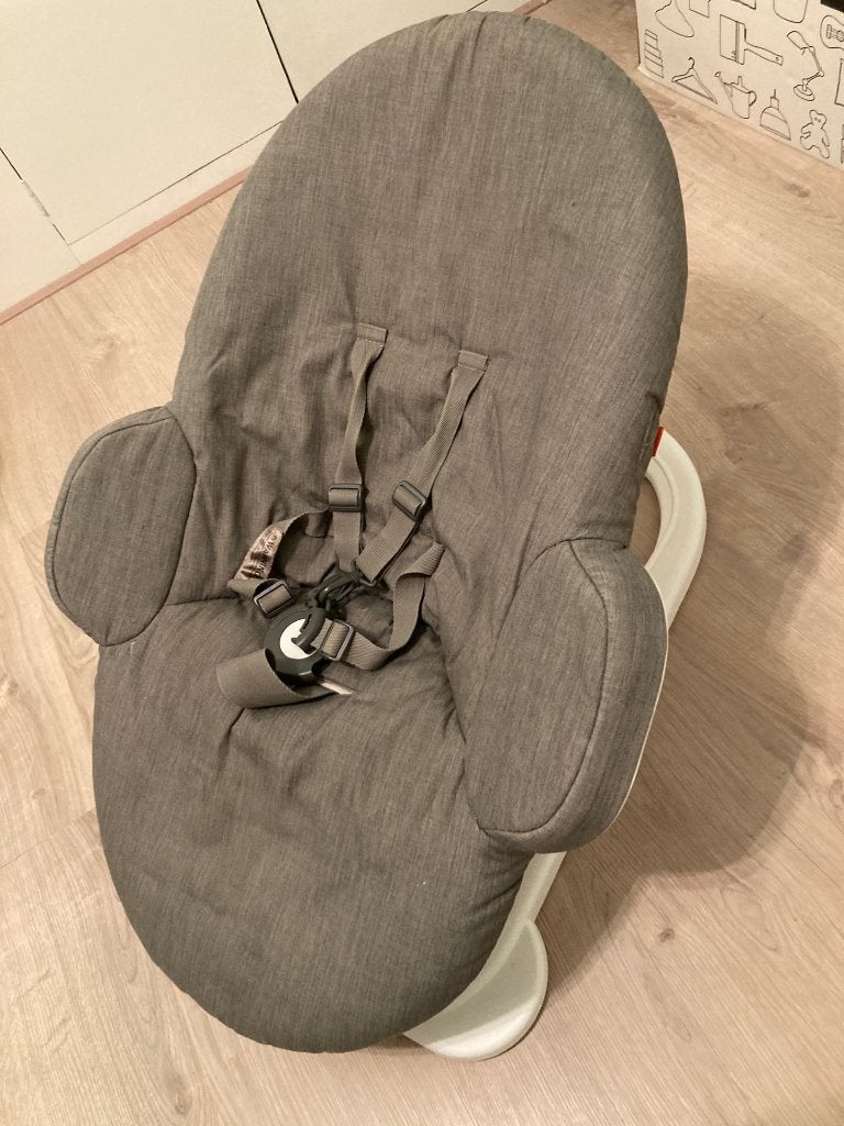 Stokke Steps bouncer (wipstoel), Wipstoel, Met gordel(s) of riempje(s), Zo goed als nieuw, Ophalen