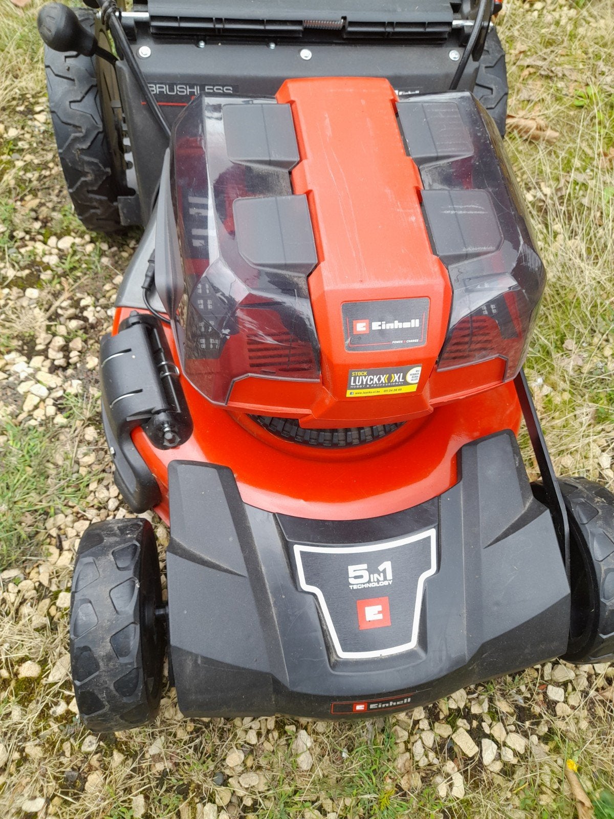 grasmaaier op accu, Tuin en Terras, Ophalen, Accu-grasmaaier, Einhell, Zo goed als nieuw